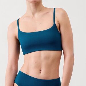 Athleta NWT Teal Bikini Top and Bottom size medium